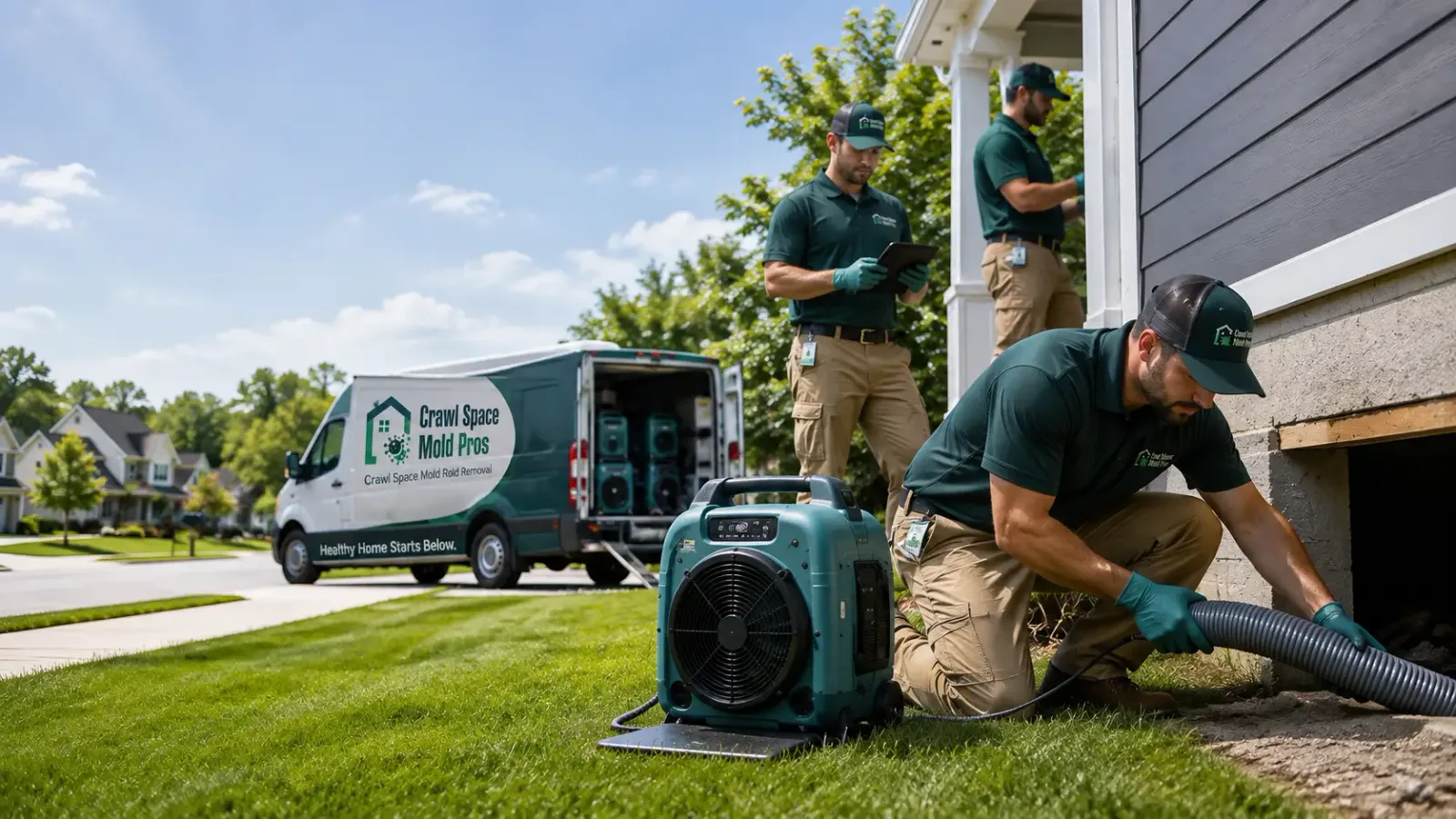 Crawl Space Mold Removal in Holt, FL